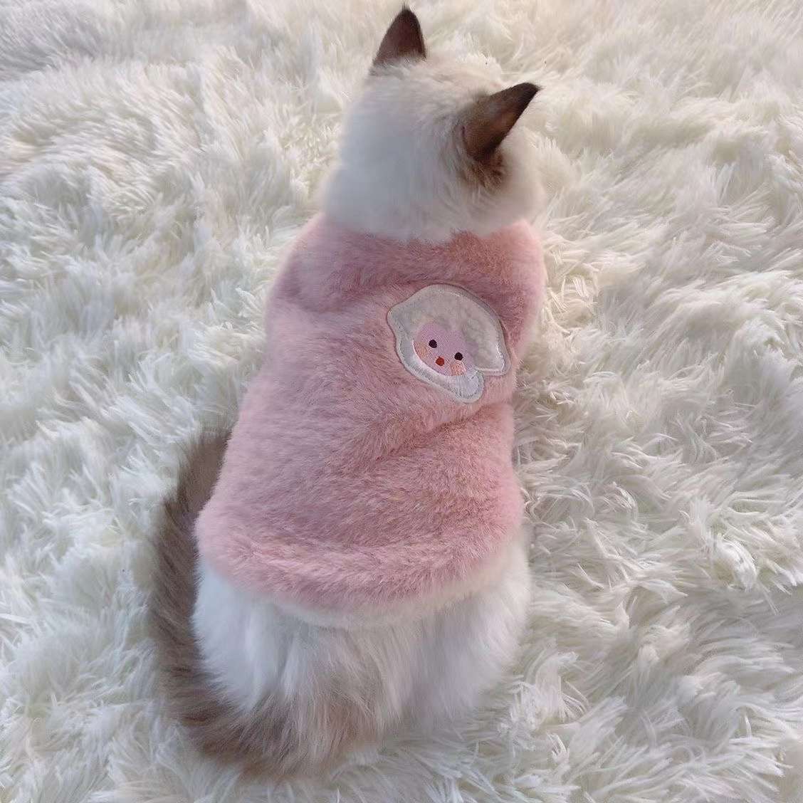 猫 防寒服 | ふわもこ天使の羽ペット服