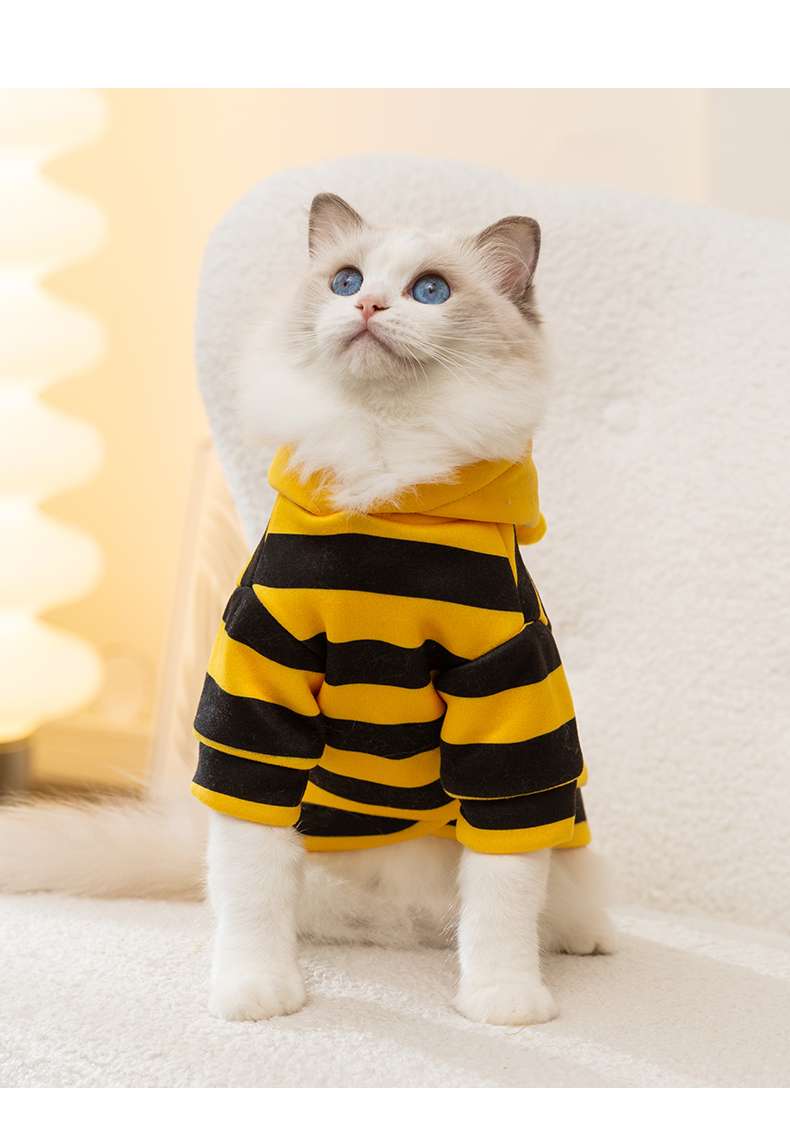 猫 コスプレ | もふもふミツバチ変身パーカー